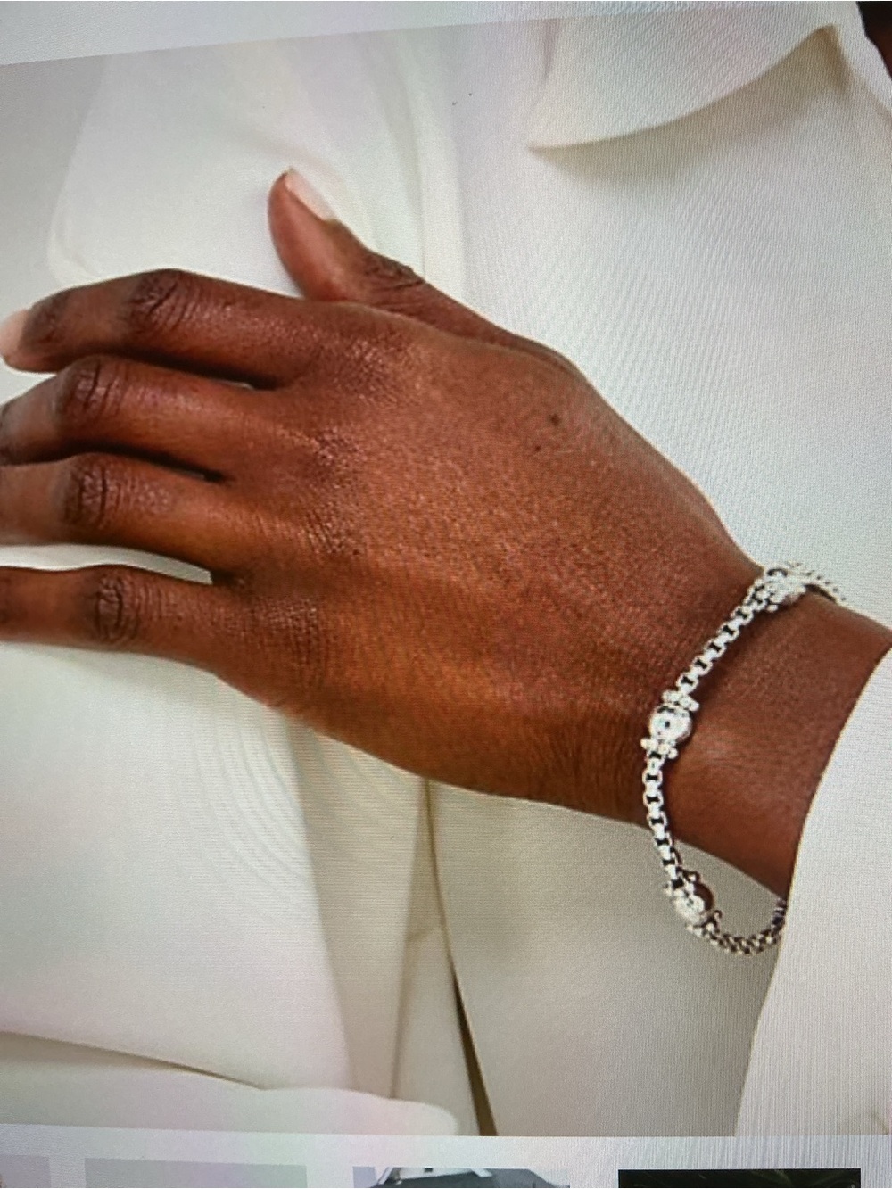 JAI BY JOHN HARDY STERLING SILVER BEAD BRACELET - Picture 4 of 8
